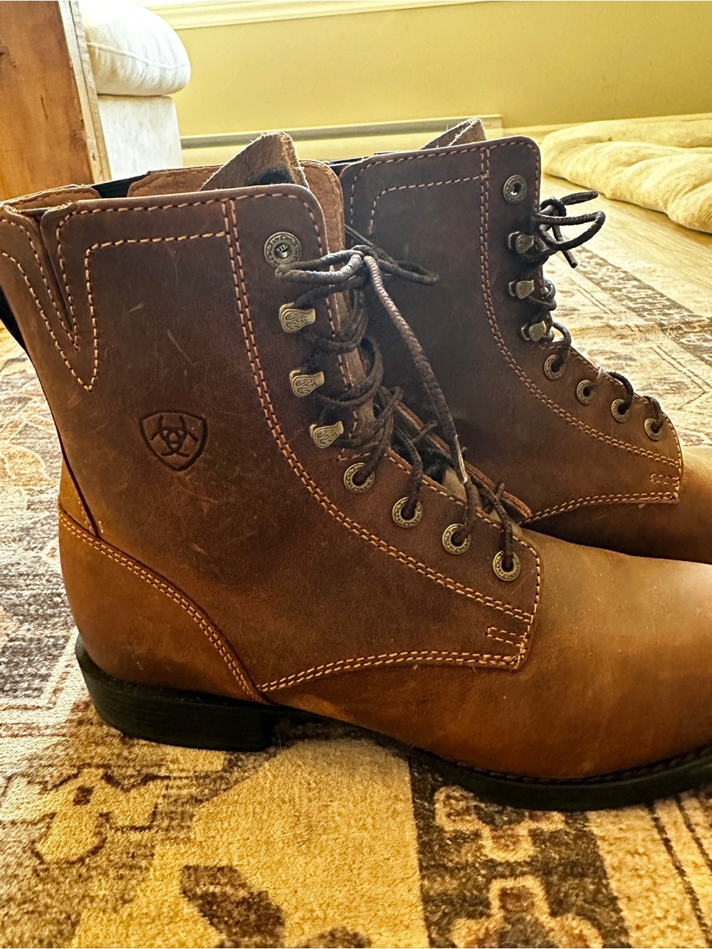 Ariat Brown Lace-Up women’s  Work Boots